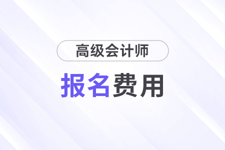 湖南省2025年高級(jí)會(huì)計(jì)師考試報(bào)名費(fèi)用公布