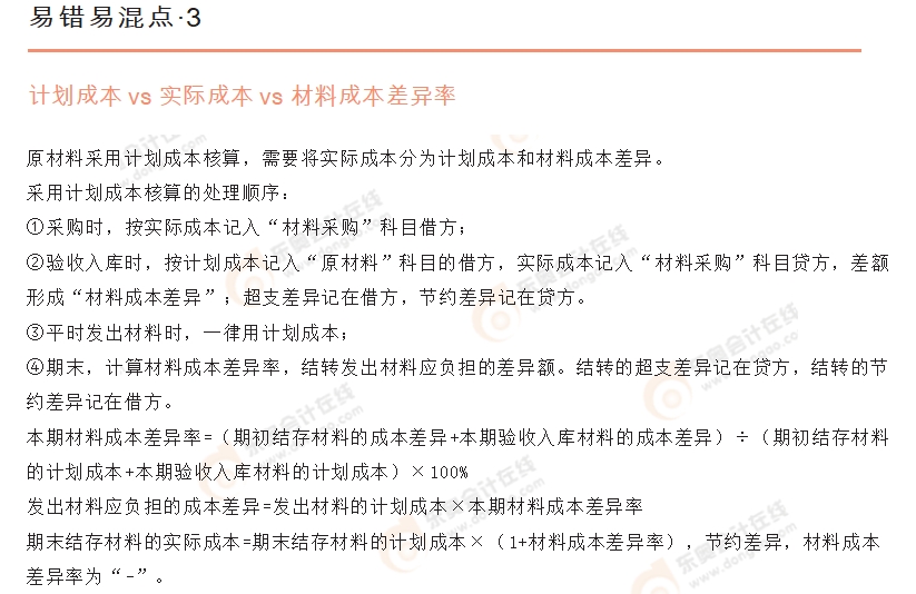 《初級會計實務》易錯易混點辨析3