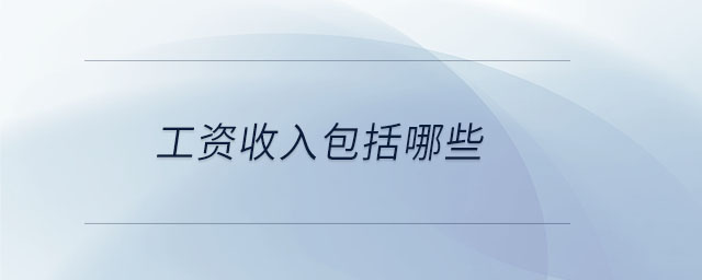 工資收入包括哪些 工資收入包括哪些