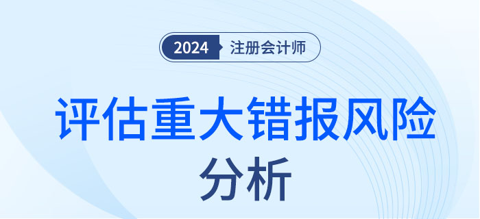 評估重大錯(cuò)報(bào)風(fēng)險(xiǎn)—大 評估重大錯(cuò)報(bào)風(fēng)險(xiǎn)—大