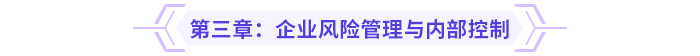2024高級(jí)會(huì)計(jì)實(shí)務(wù)思維導(dǎo)圖第三章：企業(yè)風(fēng)險(xiǎn)管理與內(nèi)部控制