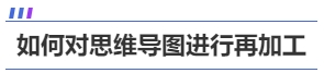 中級會計如何對思維導(dǎo)圖進(jìn)行再加工