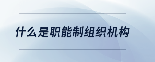 什么是職能制組織機構(gòu) 什么是職能制組織機構(gòu)