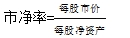 市凈率 市凈率