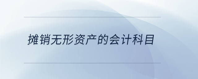攤銷無形資產(chǎn)的會計科目 攤銷無形資產(chǎn)的會計科目