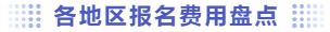 各地區(qū)報(bào)名費(fèi)用盤點(diǎn)