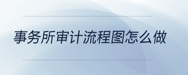 事務(wù)所審計(jì)流程圖怎么做 事務(wù)所審計(jì)流程圖怎么做