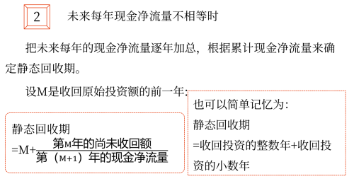 回收期——2025年中級(jí)會(huì)計(jì)財(cái)務(wù)管理預(yù)習(xí)階段考點(diǎn)
