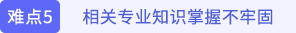 相關(guān)專業(yè)知識(shí)掌握不牢