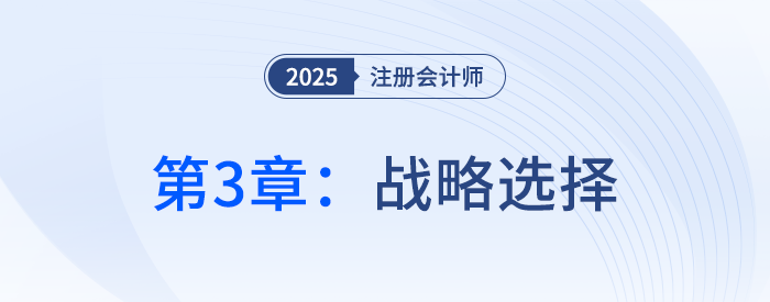 第三章戰(zhàn)略選擇①_25年注冊會計師戰(zhàn)略搶學(xué)記憶樹