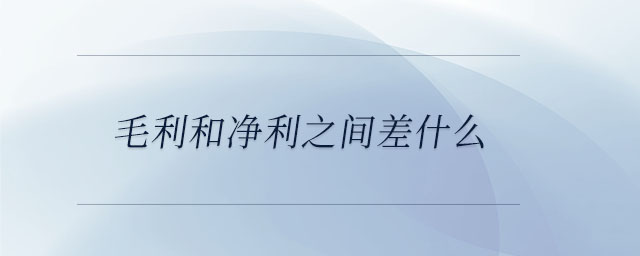 毛利和凈利之間差什么 毛利和凈利之間差什么
