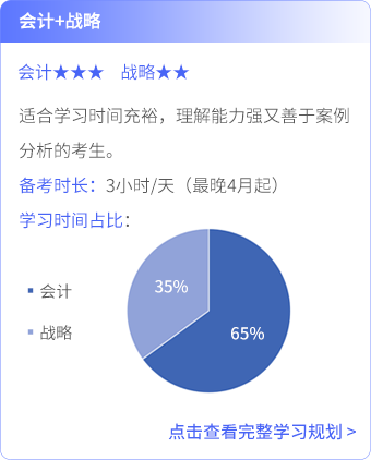 會計+戰(zhàn)略