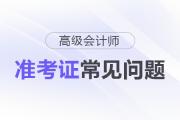 2025年高級會計(jì)考試準(zhǔn)考證打印常見問題盤點(diǎn)，這些細(xì)節(jié)要注意！