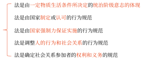 法的特征 法的特征