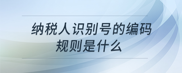 納稅人識(shí)別號(hào)的編碼規(guī)則是什么 納稅人識(shí)別號(hào)的編碼規(guī)則是什么