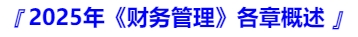 中級(jí)會(huì)計(jì)《財(cái)務(wù)管理》各章概述