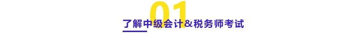 了解中級(jí)會(huì)計(jì)&稅務(wù)師考試