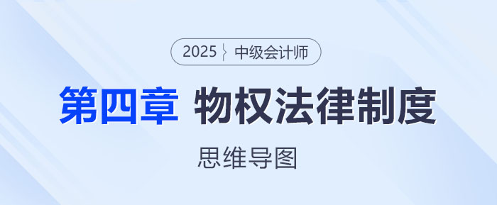 2025年中級(jí)會(huì)計(jì)經(jīng)濟(jì)法思維導(dǎo)圖——第四章：物權(quán)法律制度 