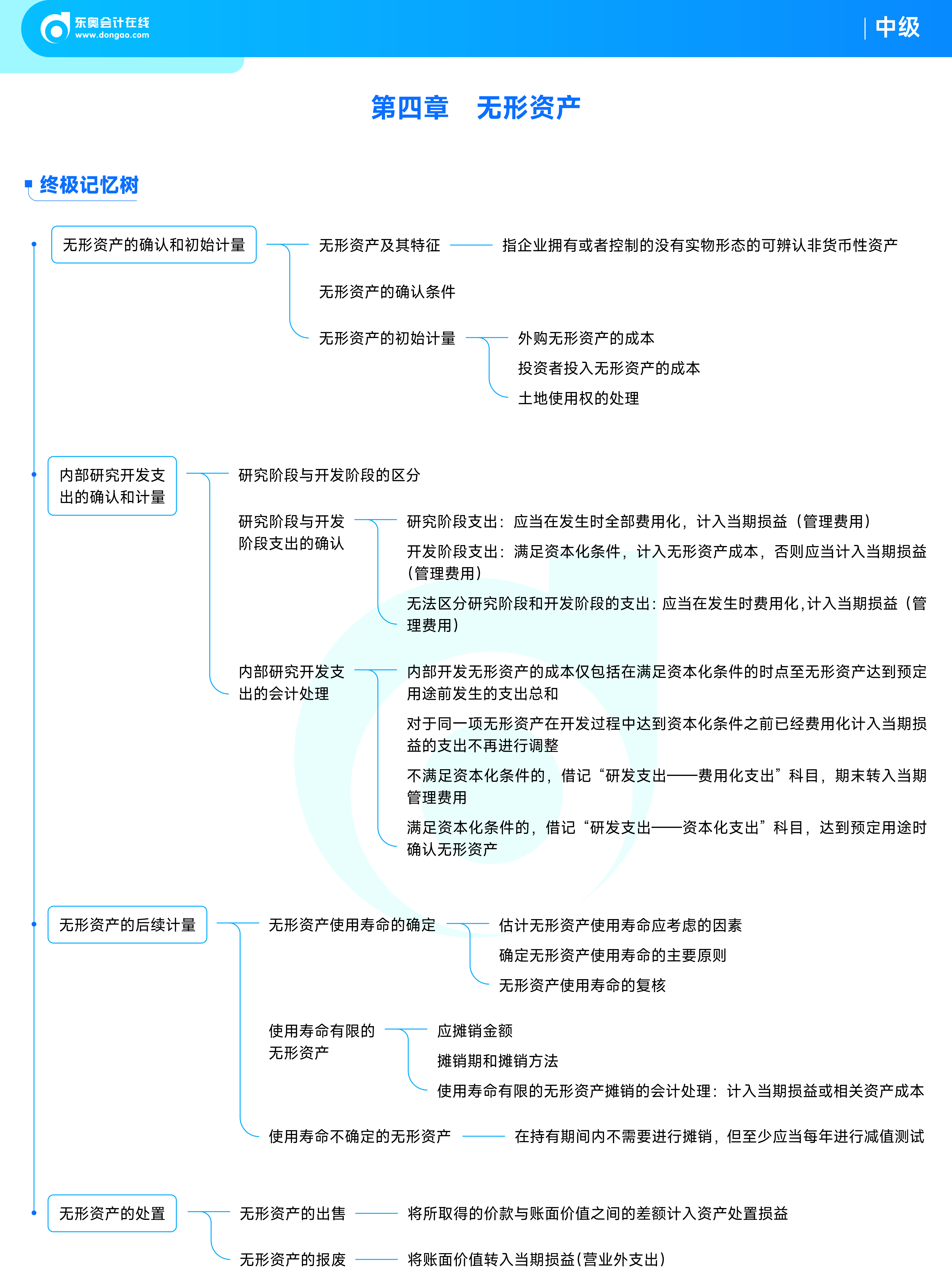2025年中級(jí)會(huì)計(jì)實(shí)務(wù)思維導(dǎo)圖——第四章：無形資產(chǎn)