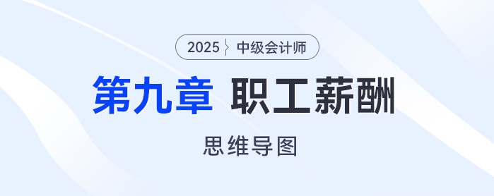 2025年中級會計實務(wù)思維導(dǎo)圖——第九章：職工薪酬