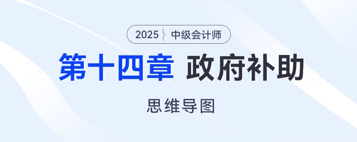 2025年中級(jí)會(huì)計(jì)實(shí)務(wù)思維導(dǎo)圖——第十四章：政府補(bǔ)助