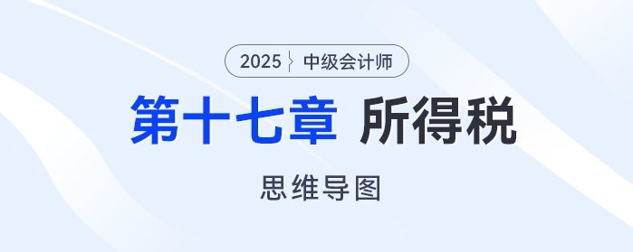 2025年中級(jí)會(huì)計(jì)實(shí)務(wù)思維導(dǎo)圖——第十七章：所得稅