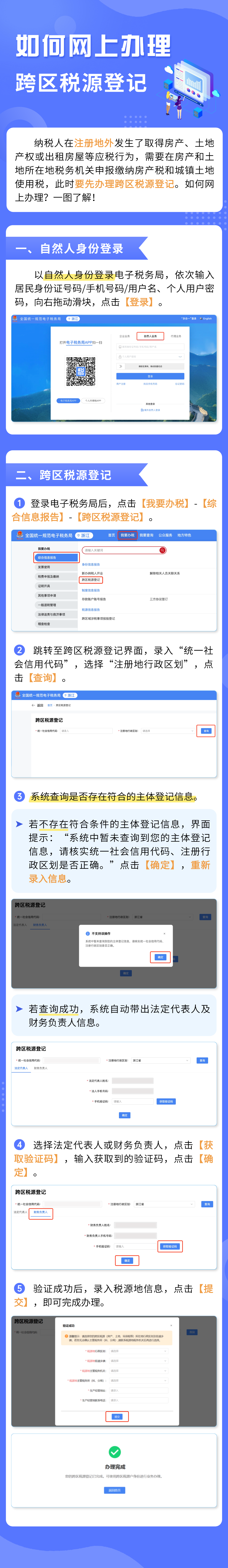 如何網(wǎng)上辦理跨區(qū)稅源登記？