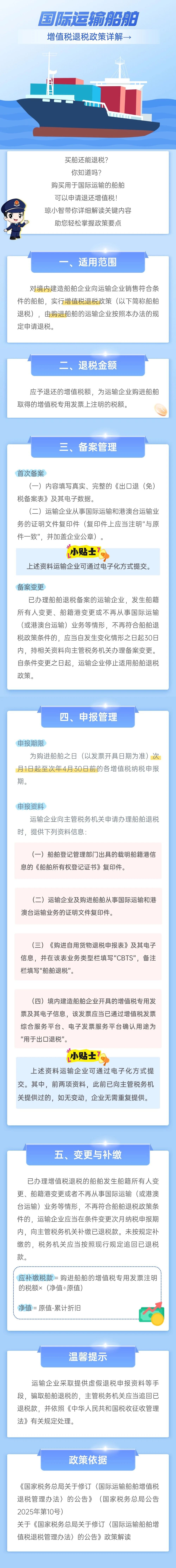 國際運輸船舶增值稅退稅政策詳解 國際運輸船舶增值稅退稅政策詳解