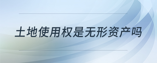 土地使用權(quán)是無形資產(chǎn)嗎 土地使用權(quán)是無形資產(chǎn)嗎