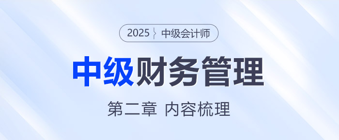2025年中級會計《財務(wù)管理》第二章考情分析及重要內(nèi)容梳理