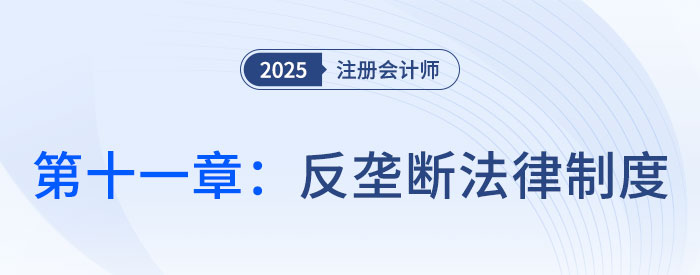 第十一章反壟斷法律制度_25年注會經(jīng)濟(jì)法習(xí)題隨章演練 第十一章反壟斷法律制度_25年注會經(jīng)濟(jì)法習(xí)題隨章演練