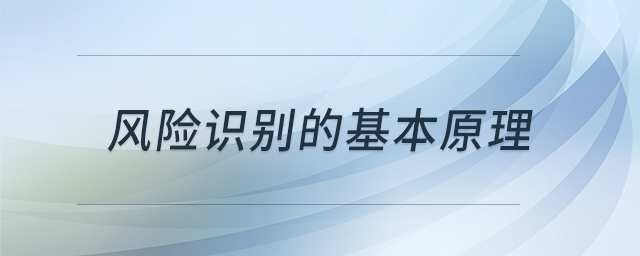 風險識別的基本原理 風險識別的基本原理
