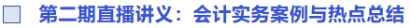 會計實(shí)務(wù)案例與熱點(diǎn)總結(jié)