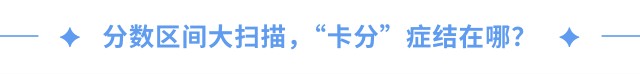 分?jǐn)?shù)區(qū)間大掃描，“卡分”癥結(jié)在哪？