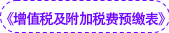 《增值稅及附加稅費(fèi)預(yù)繳表》 《增值稅及附加稅費(fèi)預(yù)繳表》