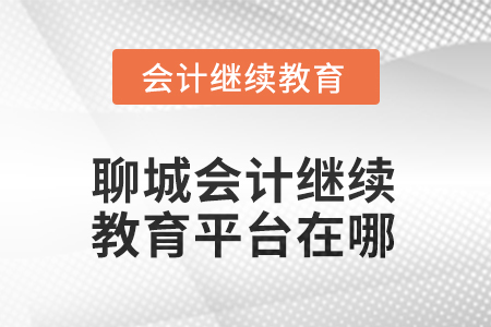 2025年度聊城會(huì)計(jì)人員繼續(xù)教育平臺(tái)在哪？