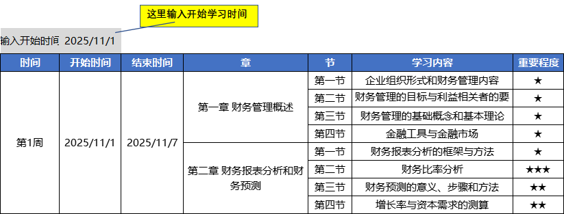 設(shè)定開(kāi)始學(xué)習(xí)時(shí)間
